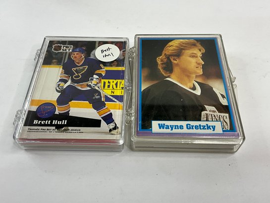 Wayne Gretzky And Brett Hull Cards
