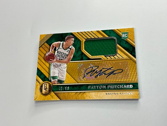 Payton Pritchard 2020-21 Chronicles Gold Standard RPA Rookie Patch Auto /99