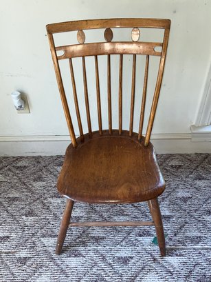 Single Antique Wooden Windsor Chair Mid-late 19th Century