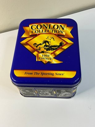 Tin Of The Conlon Collection Baseball Cards
