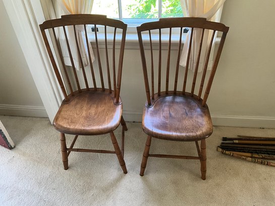 Pair Of Antique Windsor Chairs