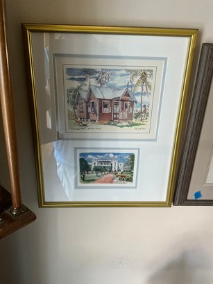 Jim Walker Barbados Framed Print