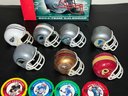 2004 New England Patriots Team Calendar And Plastic Helmets And Football Coins/medallions