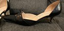 Manolo Blahnik Narado Linen Black Heels Size 10B / 40