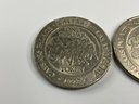 Caesars Palace One Dollar Gaming Tokens From 1990 And 1992