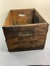 Vintage Martys Beverage Co Wooden Crate Ludlow Mass