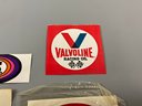 Vintage Stickers Wynns, Purolator, STP, Valvoline And Maximus