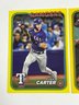 Evan Carter And Marco Luciano 2024 Topps Yellow Border Rookie Cards