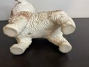Vintage 1960's Edward Mobley Co Rubber Dog Toy With Blinking Eyes & Squeaker