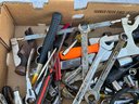 Large Flat Of Used Hand Tools