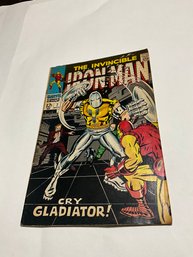The Invincible Iron Man #7 Cry Gladiator 1968 Comic Book
