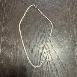 Korea Marked Silver Tone Necklace