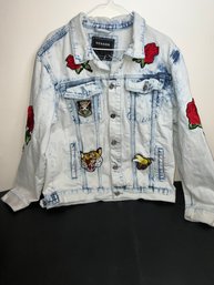 Reason Ferocious Denim Jacket Size L