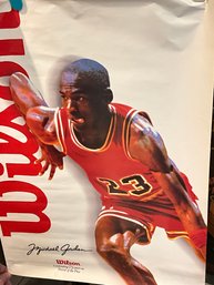 5 Vintage Michael Jordan 1989 Wilson Basketball Posters