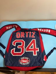 David Ortiz Boston Red Sox Hood Kid Nation Backpack