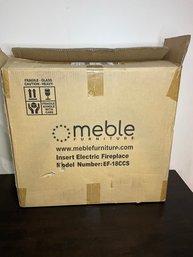 New In The Box Meble Furniture Electric Fireplace Insert