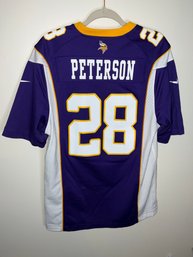 Adrian Peterson Minnesota Vikings Nike On Field Jersey Size S
