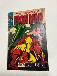 The Invincible Iron Man #2 Enter The Demolisher 1968 Comic Book