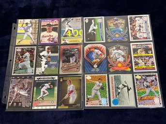 Schilling And Nomar Rookies Plus A Bunch Of Star Cards And Inserts