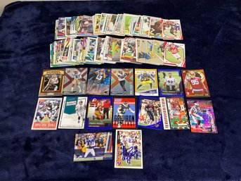 Mixed Football Card Lot Including A Steve Atwater Auto And Fitzpatrick /100