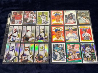 2 Pages Of Baseball Cards With Stars And Rookies