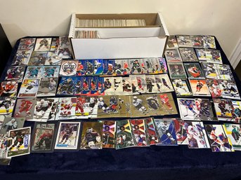 Large Lot Of Hockey Cards With Inserts And Rookies