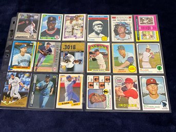 Baseball Lot With Vintage Cards, Mo Vaughn Rookie And Other Stars