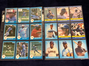 Set Of Star '87 Baseball Cards, Grand Slam Cards And Griffey Jr Playball Cards
