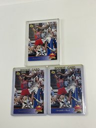 3 Shaquille Oneal 1992-93 Upper Deck NBA Top Prospect Rookie Cards
