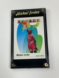 Michael Jordan 1992 Skybox Salutes Card In Custom Holder