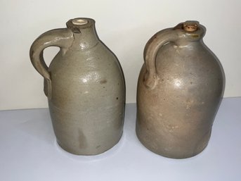 Pair Of Vintage Stoneware Jugs