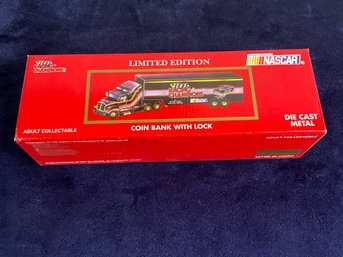 Racing Champions Nascar Limited Edition #00367 Coin Bank W/ Lock, Die Cast 1:64