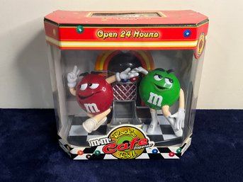 M&M's Rockn Roll Cafe Candy Dispenser Limited Edition Collectible
