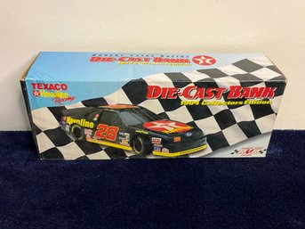 TEXACO HAVOLINE RACING Die Cast Bank 1994 Collectors Edition Robert Yates Racing