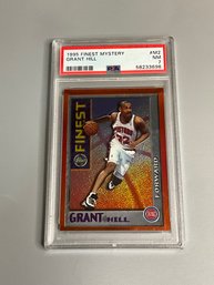 Grant Hill 1995 Finest Mystery PSA 7 Graded Card