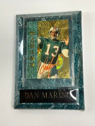 Sealed Dan Marino Card Plaque