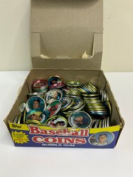 Box Of Baseball Coins