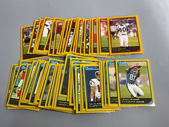 2006 Bowman Gold Football Card Lot With Rookies