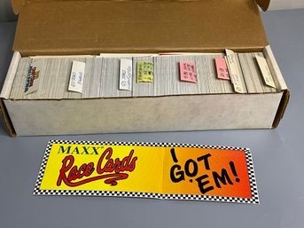 Cards And A MAXX Race Cards Sticker