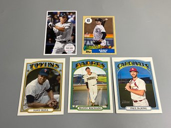 Oversized Box Topper Baseball Card Lot With Aaron Judge