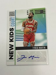 Tyrese Martin 2022-23 Chronicles Strata New Kids On The Court Autographed Rookie Card