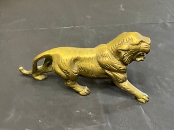 Vintage Brass Tiger