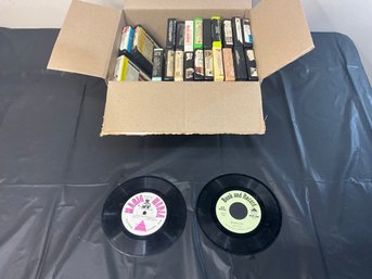 Group Of 8 Tracks And 45s