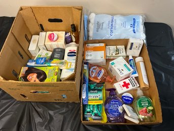 Box Full Of NOS Toiletries And Other Related Items