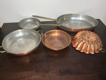 Kitchen Lot With Vintage B & M Portugal Cookware