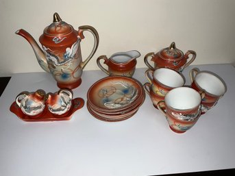 Vintage Dragonware China Set Made In Japan