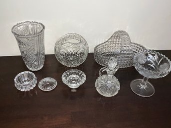 Cut Glass Lot Some Vintage