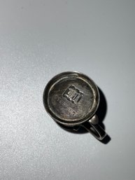Vintage Signed Sterling Mini Stein