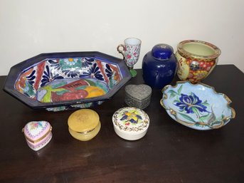 Trinket Boxes And Pottery