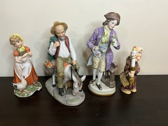 Porcelain Figures Including A Happy Friars